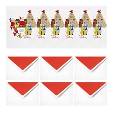 From&To 聖誕卡片 + 信封套組 S203q3, 混合顏色, 6套