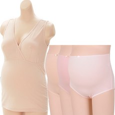 KerriLucy 哺乳背心+孕婦棉質內褲3入組
