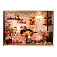 Kkomideal 蛋糕愛好者小型微型房屋 DIY 套件 + 手工工具, 混色