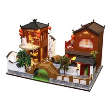 Kkomideal 東方風格 Sihwa Wonmang 微型房屋 DIY 套件 + 手工工具, 混色