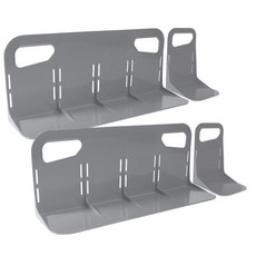 Named Company 後車廂固定座 2種 x 2件組, 灰色