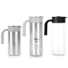 페어프랜즈 트라이탄 냉장고 물병 1.9L + 샤이니 스텐 물병 1.5L + 1.9L, 혼합색상, 1개