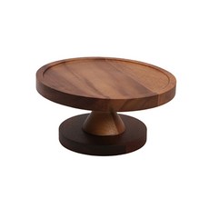 모노뜨 라우드 아카시아 케이크 스탠드 소, 우드, 1개