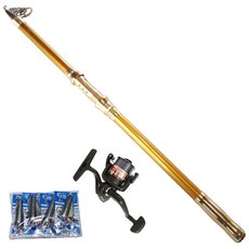 HIT MONSTER 金龍 海邊岩石防波堤遠投釣竿組, 混合顏色