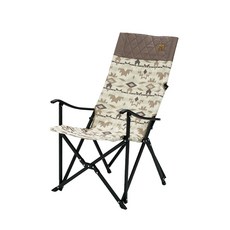 카즈미 제너럴 릴렉스 캠핑의자 + 캐리백, 데저트, 1세트