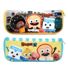 天才麵包理髮師印花餐具收納袋 2P-PN286 2種組, 混色, 1組