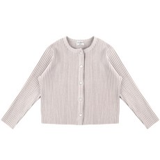 LITTLE BEATTIE 孩童合身羅紋開襟衫