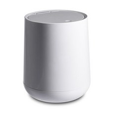 iHome 迷你按壓式圓形垃圾桶 2L, 灰色