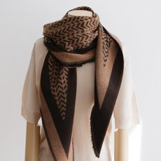 BABISOO 質感印花圍巾