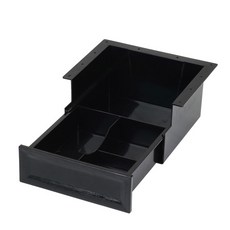 DR 抽屜式餐具盒, 黑色的, 1個