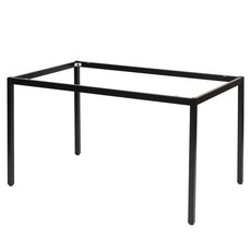 DR 長方形鋼製桌腳架 1200*600mm, 黑色, 1個