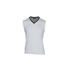 MASTER BEAR 男士 V 色配色高爾夫針織背心 CVMP8016F0