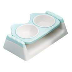 寵物粉彩餐具 2 件 SP030, 藍色, 1個