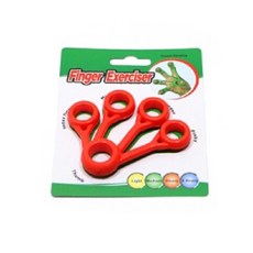 手指訓練器 健身配件, 紅色, 1個