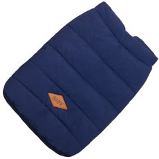 DING DONG PET 寵物素色簡約刷毛背心, 海軍藍