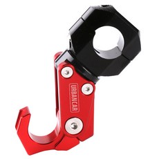 URBAN CAR 機車掛鉤 桿式固定型 紅色, 1個