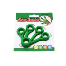 手指訓練器 健身配件, 綠色, 1個