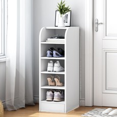 GAPANG 6層木製鞋櫃 27*30*80cm, 白色