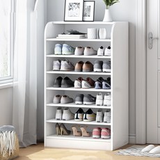 GAPANG 原木鞋櫃 8層 加寬型 63 x 30 x 120 cm, 白色
