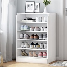 GAPANG 實木鞋櫃 6層 寬版型 63 x 30 x 80 cm, 白色