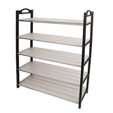 組裝式多功能高級塑膠5層收納架, 1個