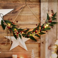 Happy Village 聖誕松樹花環, 混色