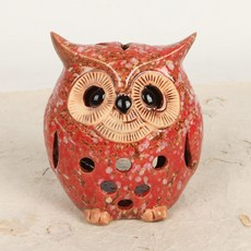 貓頭鷹裝飾品, 紅色