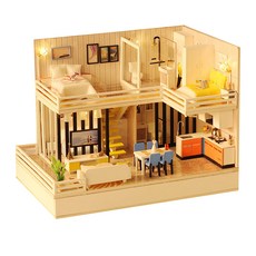 Kkomideal Comy Deal Time House 大型微型房屋 DIY 套件 + 手工工具, 混色