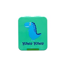 Kong Kong Baby Graphic 1層飯盒, 綠色, 1入