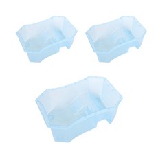 開放式多功能龜魚缸奶牛藍色, 3個