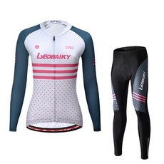 LEOBAIKY 女性長袖車衣長褲套裝 LBFL19-03