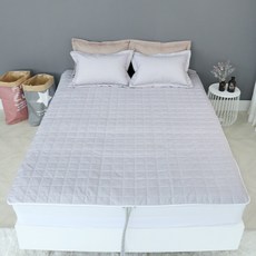 루나비 네트 온수매트 커버, 그레이