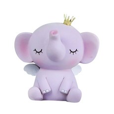 JHCompany嬰兒天使大象存錢筒 M, 粉色的, 1個