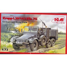ICM Krupp L2H143 Kfz 70 德軍卡車塑膠模型 1:72 72451, 1個