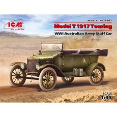 ICM 1:35模型T 1917 Touring-1次世界大戰澳洲人員車模型卡車 35667, 1個