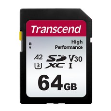 Transcend 創見 高性能 SD 卡 330S, 64GB