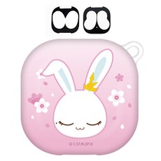 庫洛魔法使 Galaxy Buds Live / Buds 2 硬殼保護殼 + 防塵貼, 單品, 粉色 小桃