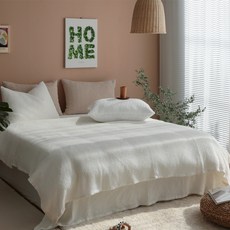 헬로우슬립 모달와플 홑이불, 화이트