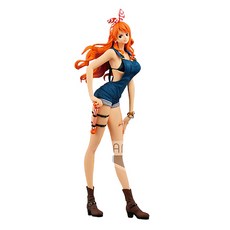 BANPRESTO One Piece Glitter 迷人電影 Stampede Nami 稀有彩色公仔, 1個