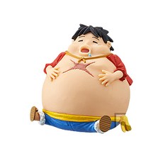 BANPRESTO One Piece World Collectible Wallcall WCF Whole Cake Island vol1 Fat Luffy Figure, 1個