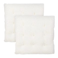 柔軟超細纖維坐墊 2入