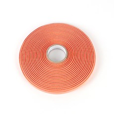 Jstrading 人字紋棉質織帶 10mm, 05 淺橘色, 1捲