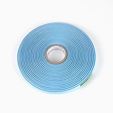 Jstrading 人字紋棉質織帶 10mm, 08 淺藍色, 1捲