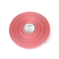 Jstrading 人字紋棉質織帶 10mm, 06桃粉色, 1捲