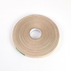 Jstrading 人字紋棉質織帶 10mm, 14 米色, 1捲