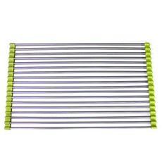 간편 식기건조 싱크롤선반 18롤, 그린, 1개