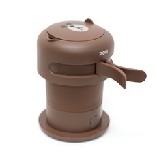 PON Line Friends 莎莉攜帶式折疊電熱水壺, BF-FKT-A-BR