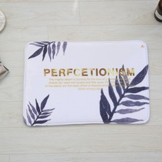 JHcompany 奢華大理石字樣地墊, 金色字樣