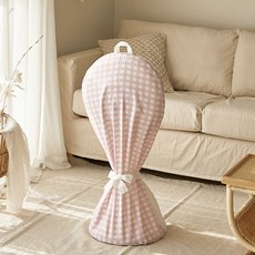 BEBE DECO 立式風扇罩 格紋款, 粉色的