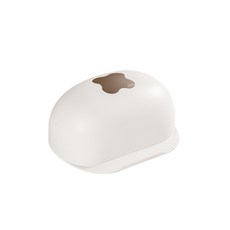 馬卡龍色手機支架面紙盒, 白色, 1個